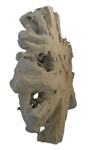 Artikelbild des Artikels “Stehtisch aus Teakwurzel. Ca. 156cm Länge, 24cm Dicke “